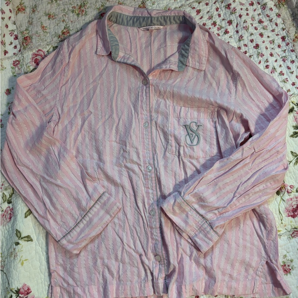 Pink Victoria's Secret pajama set #VS #Pajamas - Picture 2 of 9